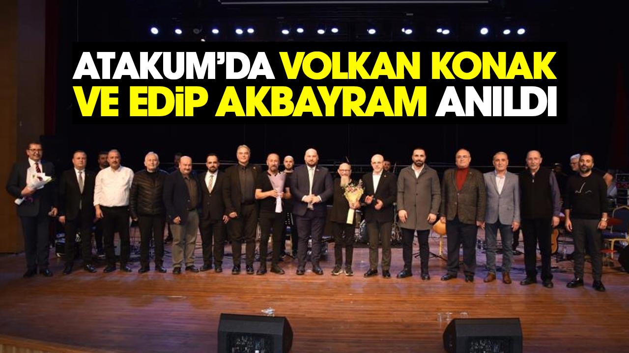 Atakum'da Edip Akbayram ve Volkan Konak'a anma programı düzenlendi