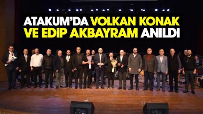 Atakum'da Edip Akbayram ve Volkan Konak'a anma programı düzenlendi