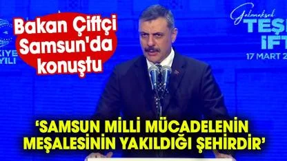 Bakan Çiftçi AK Parti Samsun iftarında konuştu