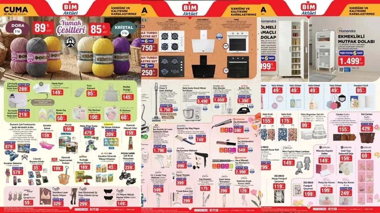 BİM 6 Mart 2026 aktüel ürünler kataloğu