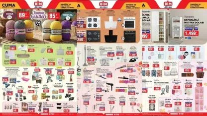 BİM 6 Mart 2026 aktüel ürünler kataloğu