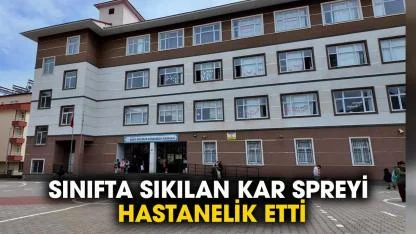 Bingöl'de kar spreyi dehşeti! 30 öğrenci hastaneye kaldırıldı