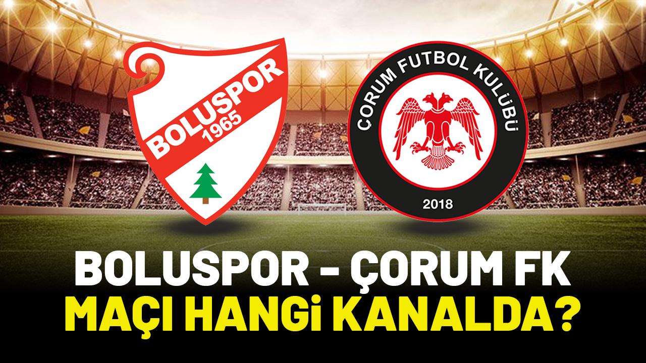 Boluspor Çorum FK maçı hangi kanalda?