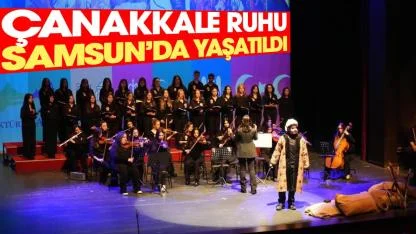 Çanakkale kahramanları Samsun'da anıldı