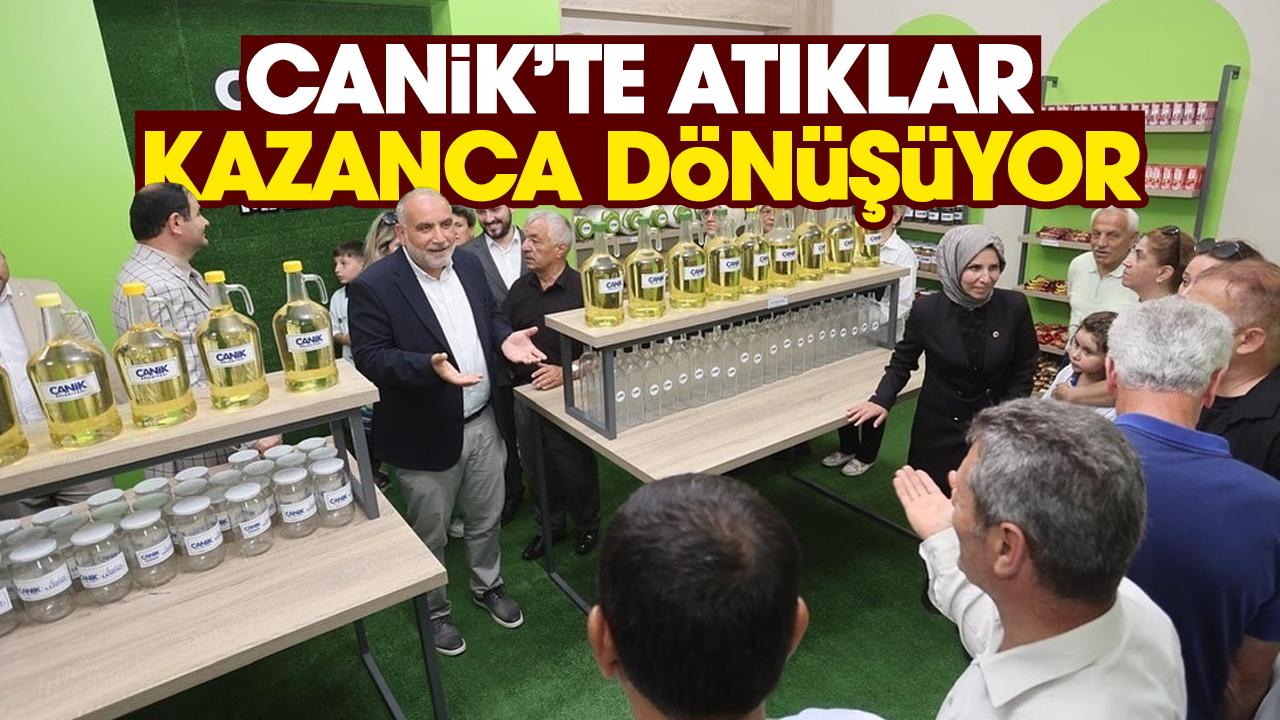 Canik Belediyesi'nden aile ekonomisine dev katkı: Atıklar kazanca dönüşüyor