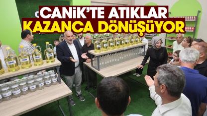Canik Belediyesi'nden aile ekonomisine dev katkı: Atıklar kazanca dönüşüyor
