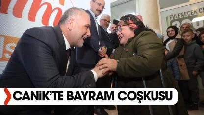 Canik'te bayram coşkusu: Vatandaşlar doldu taştı