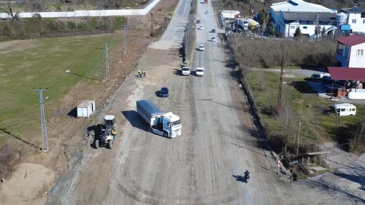 Çarşamba-Ayvacık karayolunda kazalara son