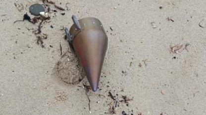 Çatalca'da kıyıya füze başlığı vurdu!