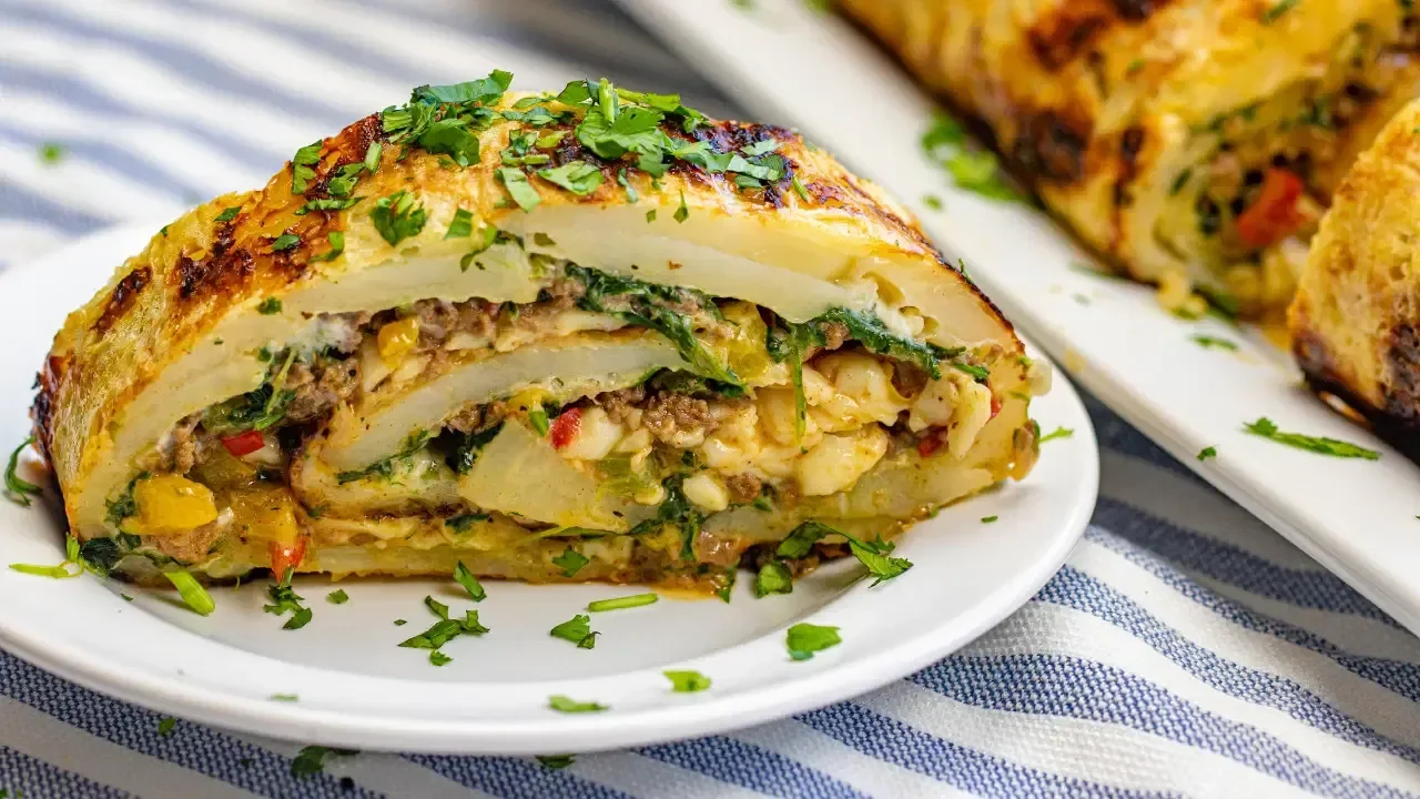 Dilim dilim şık sunumlu patates tarifi