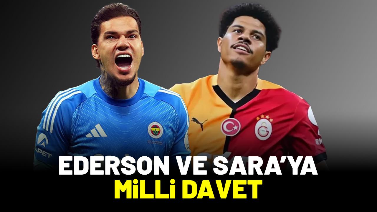 Ederson ve Gabriel Sara'ya Brezilya Milli Takımı'ndan davet