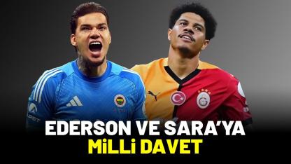 Ederson ve Gabriel Sara'ya Brezilya Milli Takımı'ndan davet