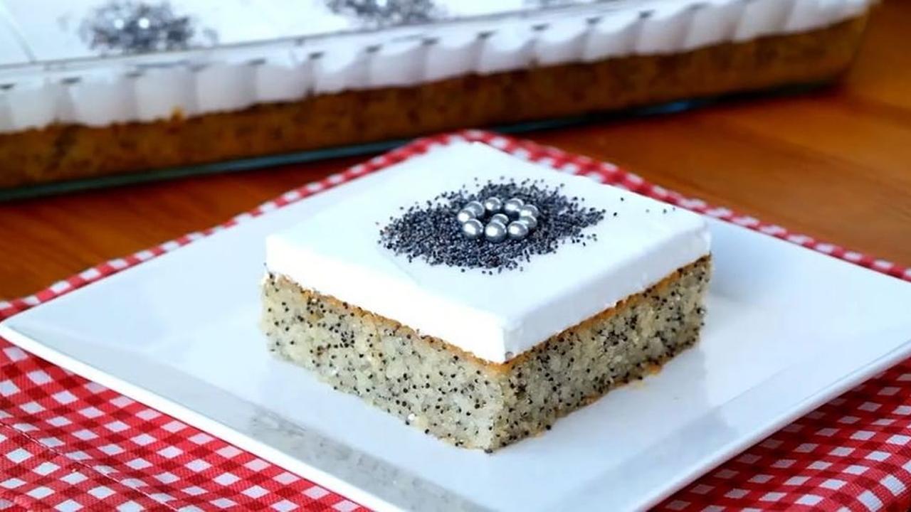 En lezzetli haşhaşlı revani tarifi