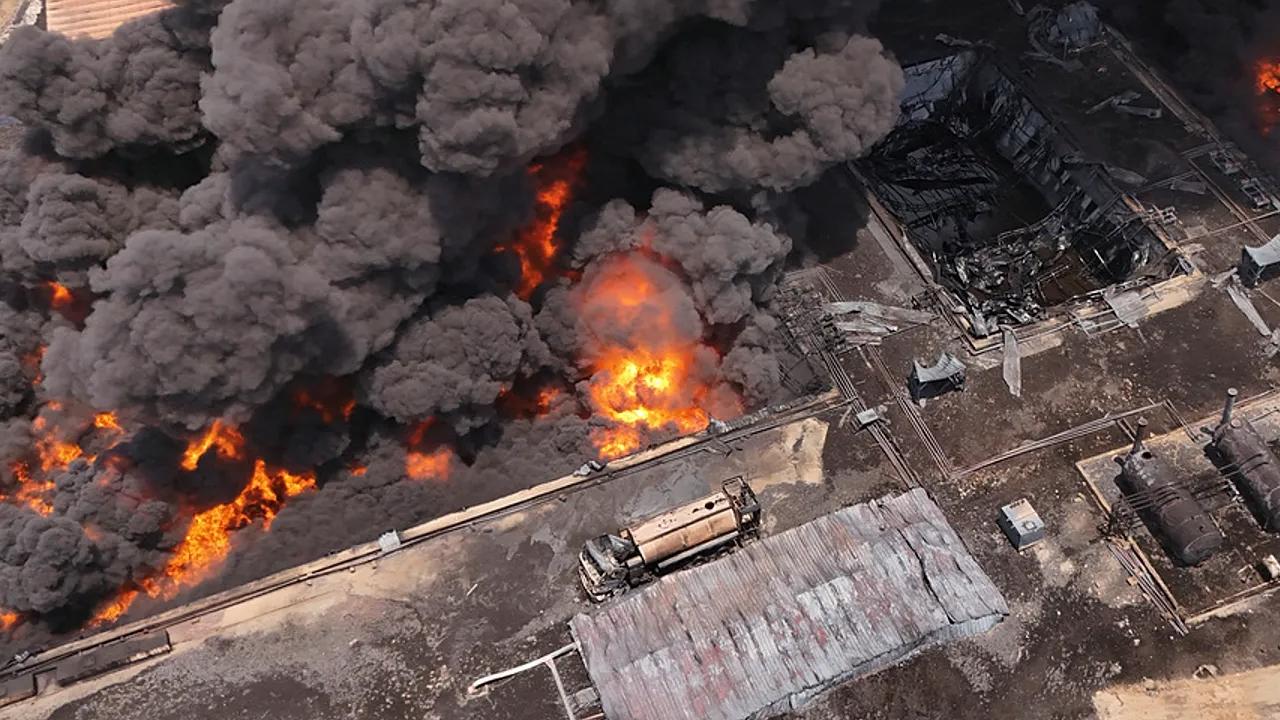 Erbil'de petrol rafinerisine İHA'lı saldırı