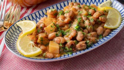 Evde en lezzetli zeytinyağlı barbunya tarifi