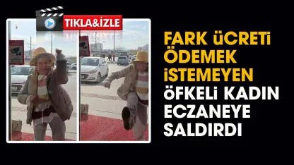 Fark ücreti vermek istemedi! Eczaneye saldırdı