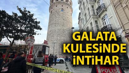 Galata Kulesi'nde intihar!