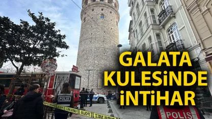 Galata Kulesi'nde intihar!