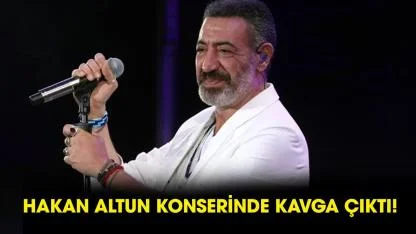 Hakan Altun'un konserinde kavga çıktı! Bahar Şahin o anları paylaştı