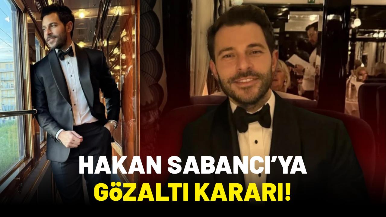 Hakan Sabancı uyuşturucu soruşturmasında gözaltına alındı