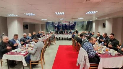 Havza’da muhtarlar iftarda bir araya geldi