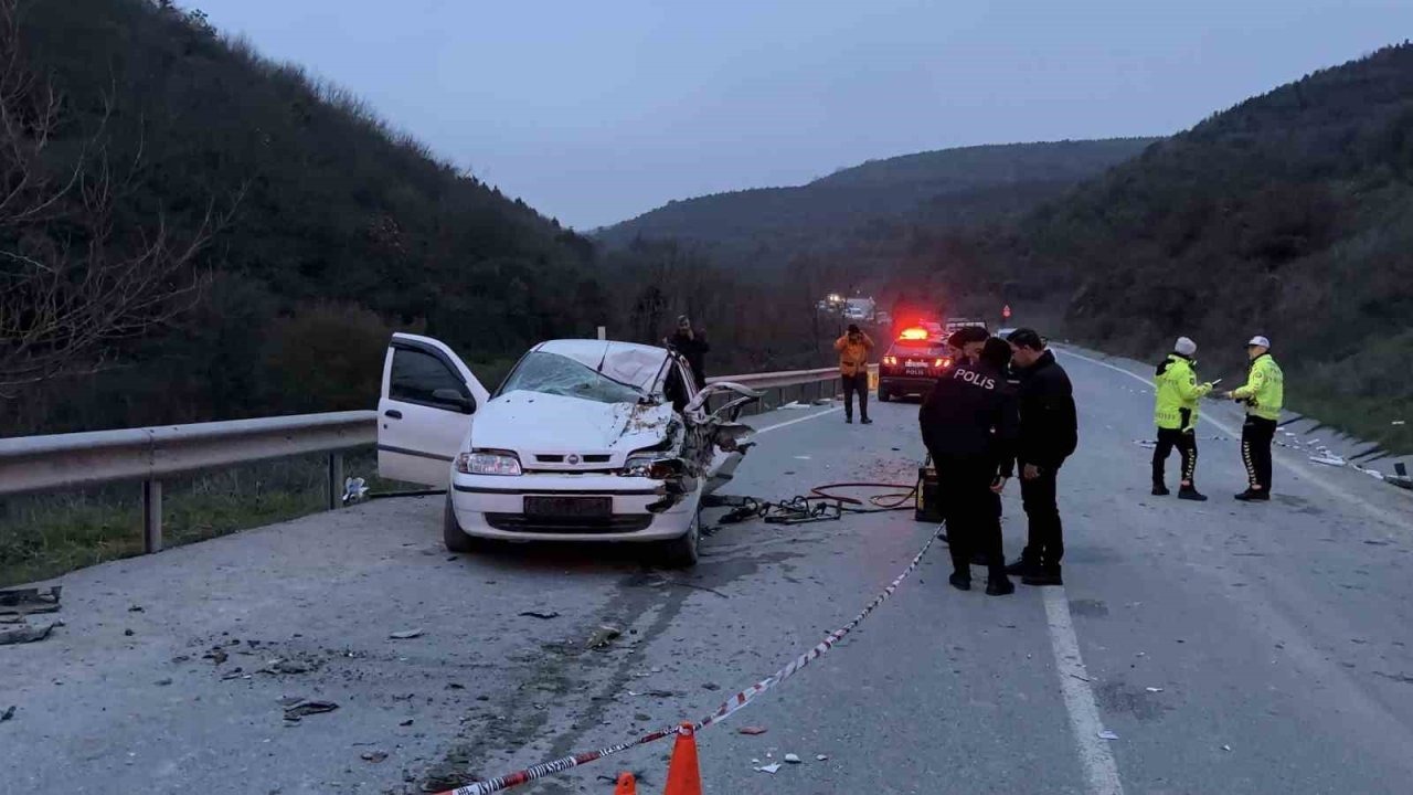 İftar saatinde feci kaza: 1 ölü, 2 yaralı