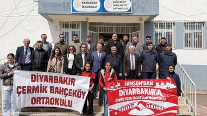 İki şehir arasında anlamlı bağ: Samsun’dan Çermik’e uzanan dostluk
