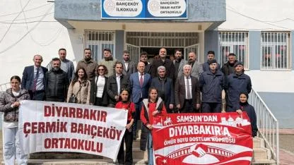İki şehir arasında anlamlı bağ: Samsun’dan Çermik’e uzanan dostluk