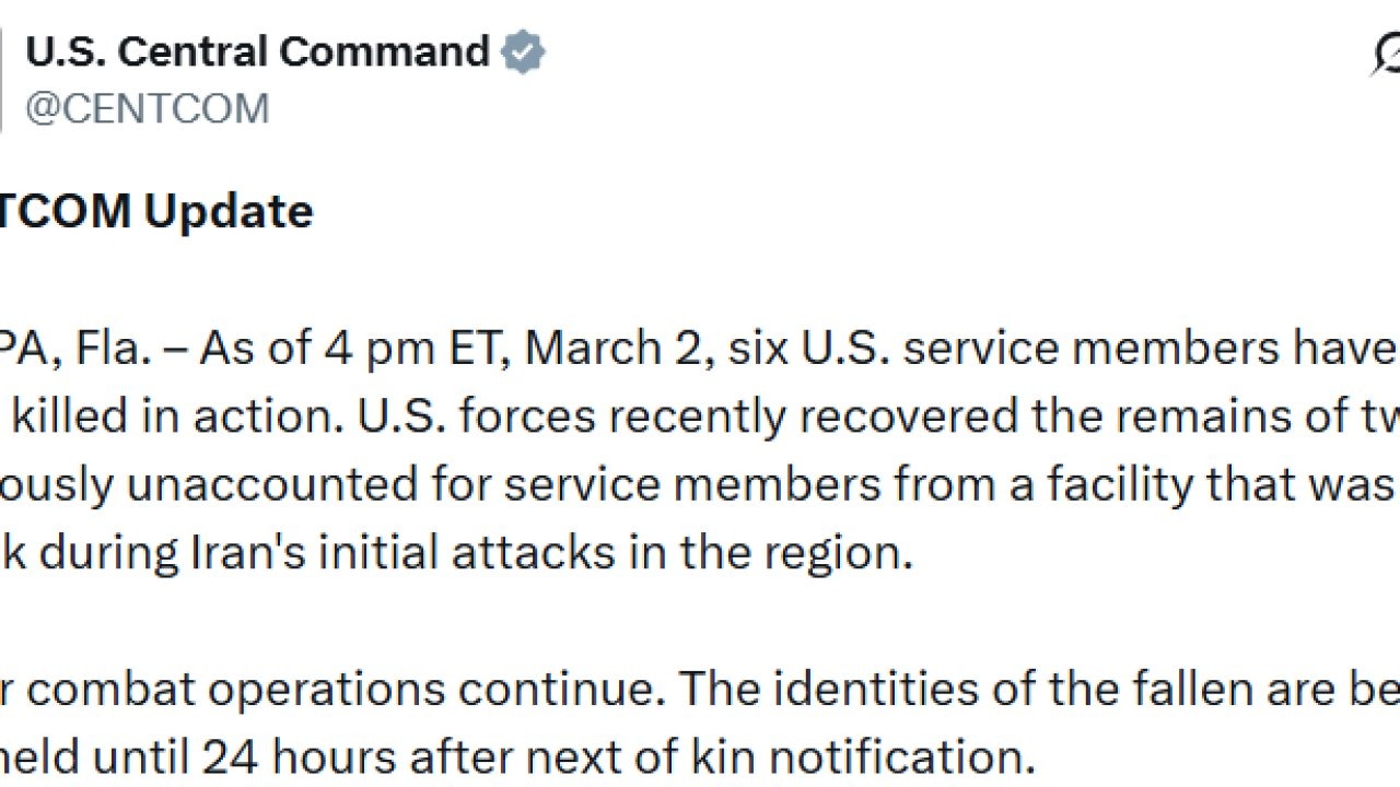 İran saldırılarında ölen ABD askerlerinin sayısı 6’ya yükseldi