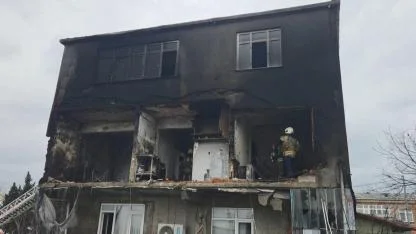 İstanbul'da apartman yangını!