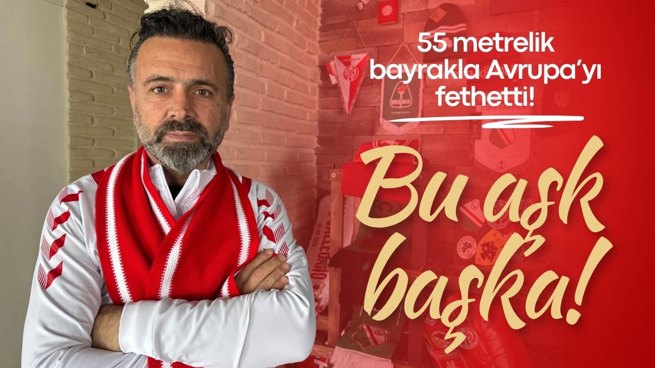 İzlanda’dan Madrid’e 55 metrelik bayrakla Avrupa’yı fethetti!