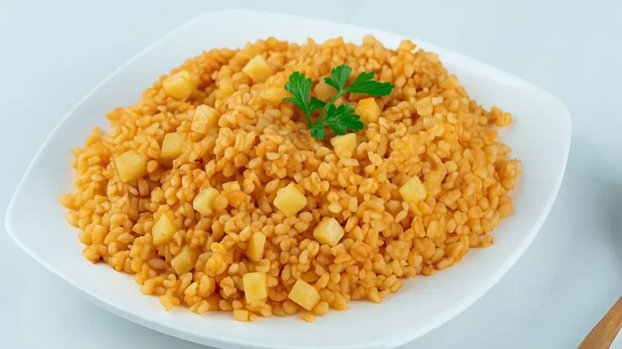 Kaz yağıyla lezzetlenen bulgur pilavı tarifi