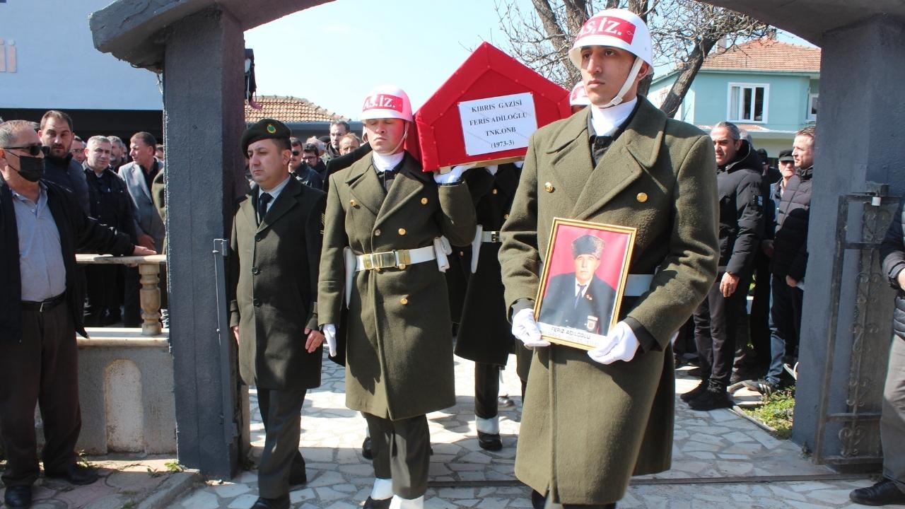 Kıbrıs gazisi Feris Adiloğlu Samsun'da toprağa verildi