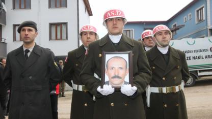 Kıbrıs gazisi son yolculuğuna uğurlandı