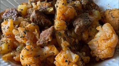 Kış sofralarına yakışan etli Karnabahar tarifi