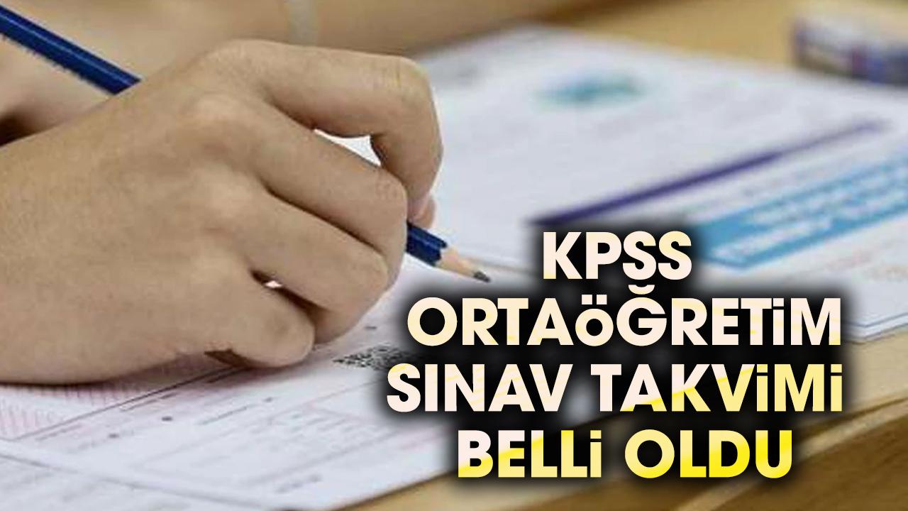 KPSS ortaöğretim! Lise KPSS ne zaman? Lise KPSS başvuruları ne zaman?
