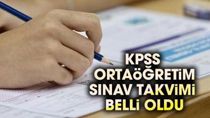 KPSS ortaöğretim! Lise KPSS ne zaman? Lise KPSS başvuruları ne zaman?