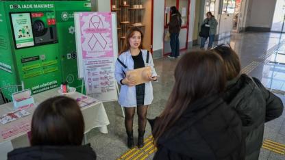 OMÜ’de kadın kanser taramalarına yönelik farkındalık etkinliği