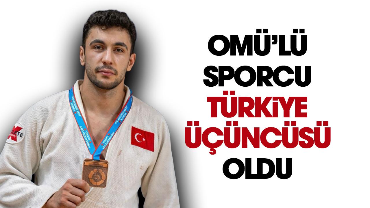OMÜ’lü Fırat Çekim’den Türkiye üçüncülüğü