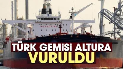 Pergamon Denizcilik'e Altura isimli Türk gemisi vuruldu