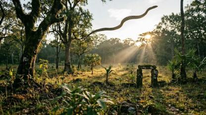 Uçan yılan keşfedildi! Mağaradan çıkan gizem