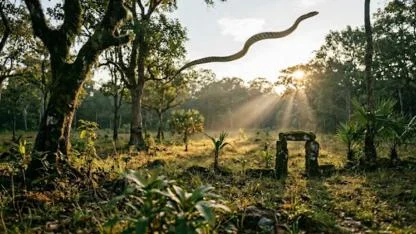 Uçan yılan keşfedildi! Mağaradan çıkan gizem