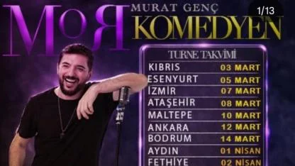 Mor Komedyen 10 Nisan’da Samsun’da sahne alacak
