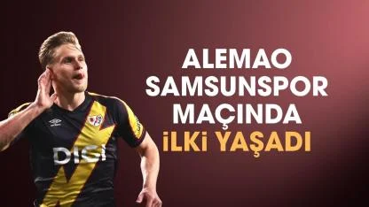Rayo Vallecano'da Alemao Samsunspor maçında bir ilki yaşadı