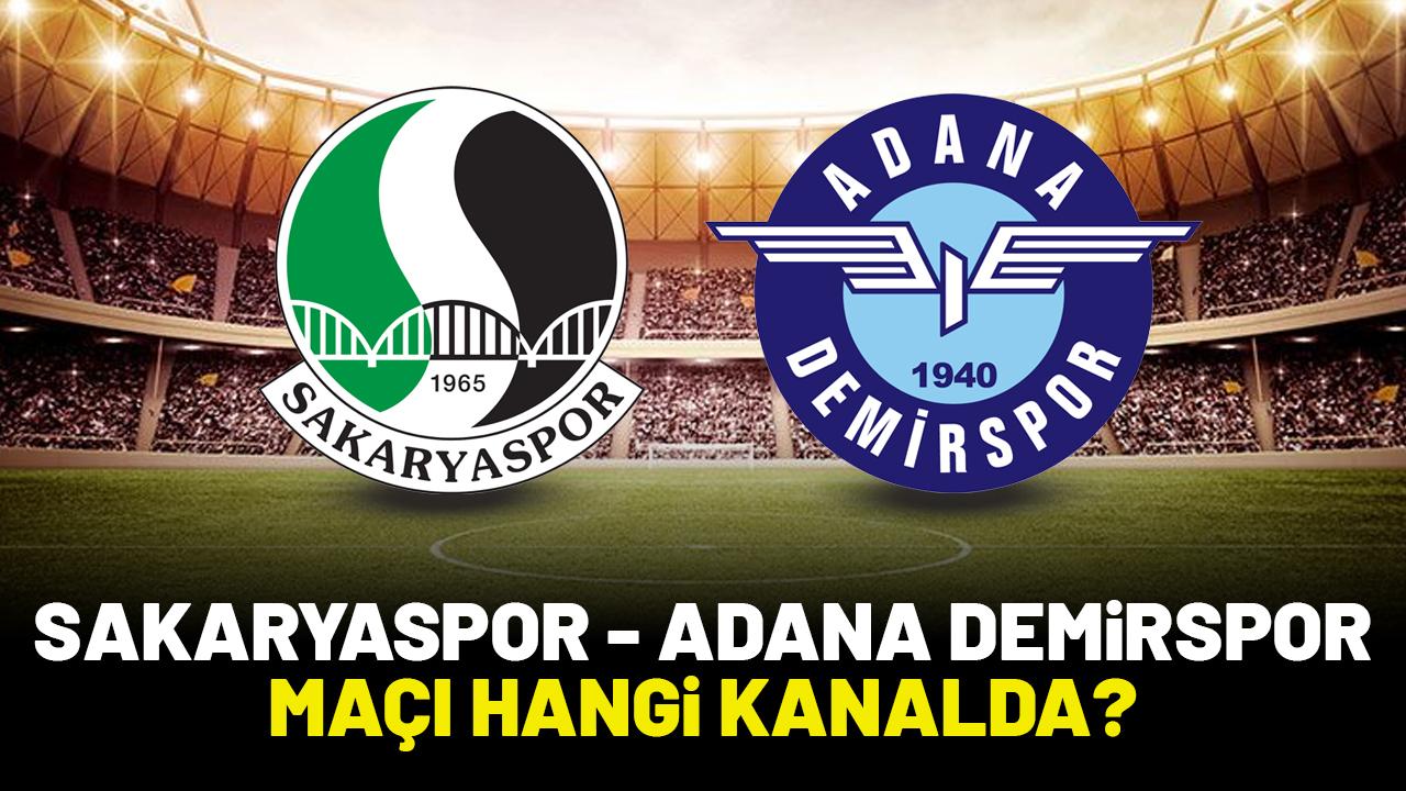 Sakaryaspor Adana Demirspor hangi kanalda?