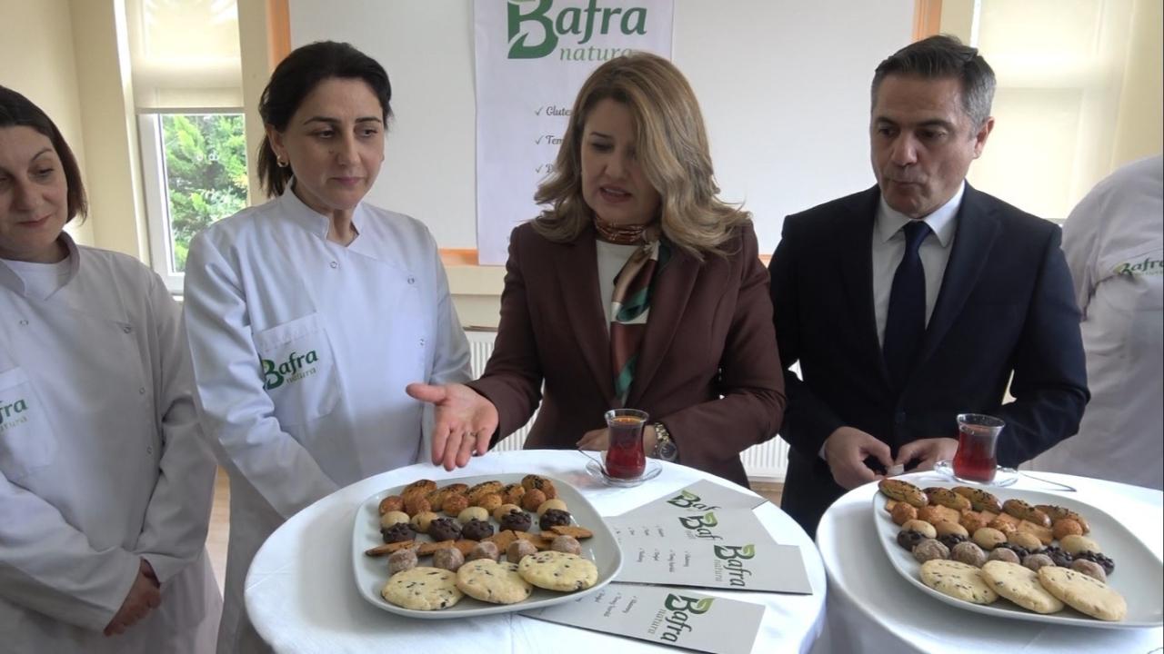 Samsun Bafra’da kadınlardan glütensiz üretim