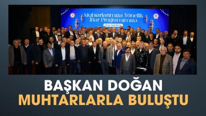 Samsun Büyükşehir Belediye Başkanı Doğan muhtarlarla iftar sofrasında buluştu