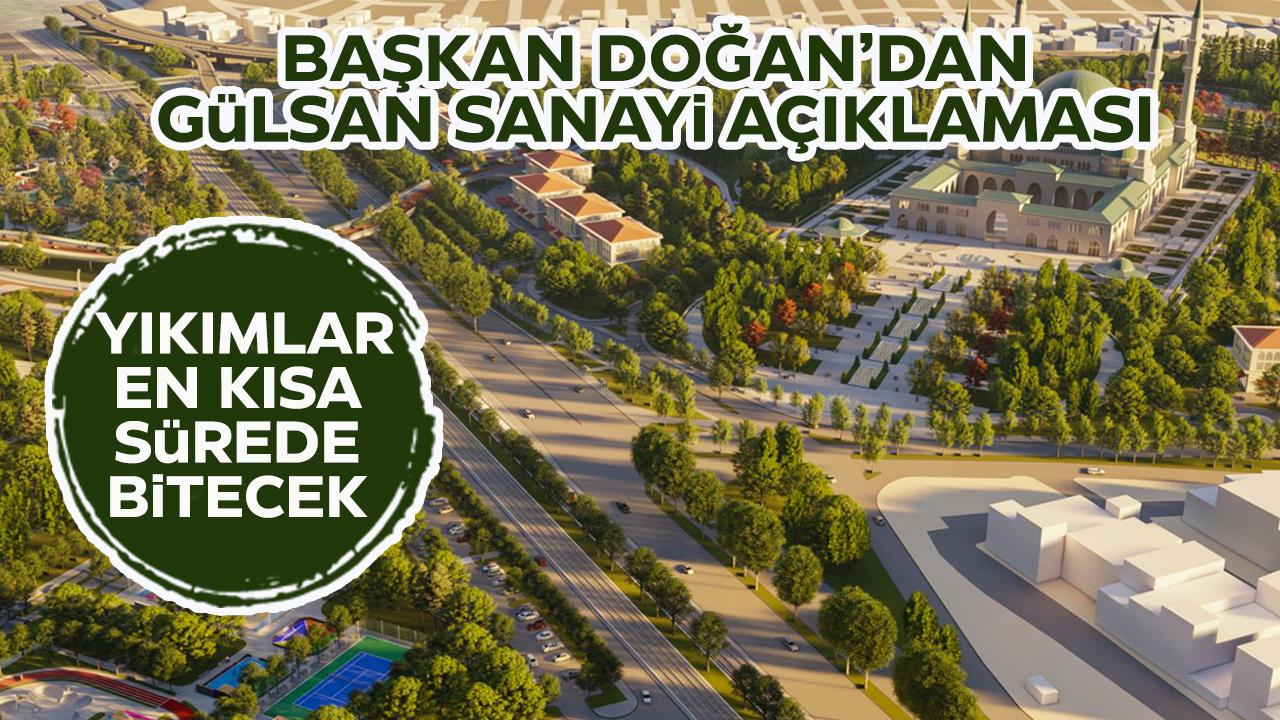 Samsun Büyükşehir Belediye Başkanı Halit Doğan'dan Gülsan Sanayi Sitesi açıklaması