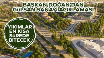 Samsun Büyükşehir Belediye Başkanı Halit Doğan'dan Gülsan Sanayi Sitesi açıklaması