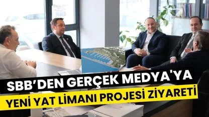 Samsun Büyükşehir Belediyesi'nden Gerçek Medya'ya Kurupelit Yat Limanı Marina Projesi ziyareti